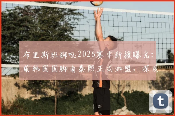 布里斯班狮吼2026赛季新援曝光:前韩国国脚南泰熙正式加盟,深度解析35岁老将为何选择澳超